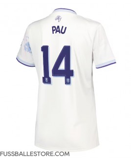 Günstige Aston Villa Pau Torres #14 3rd trikot Damen 2025-26 Kurzarm